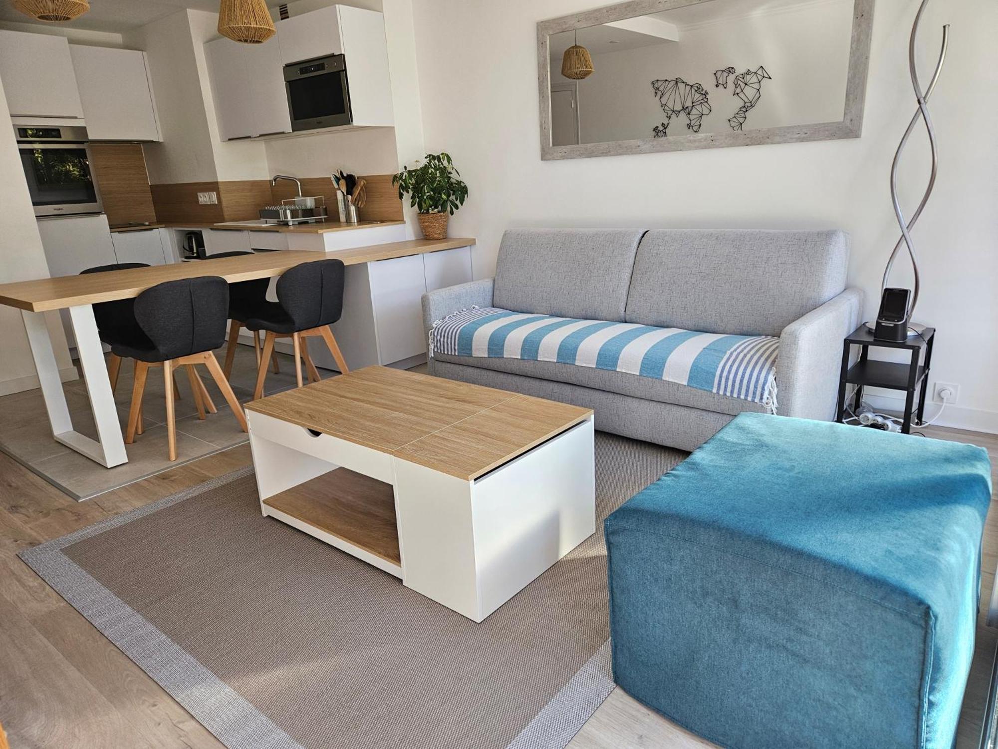 Le Capitole - Studio Plage Benoit Dans Residence Face Mer La Baule-Escoublac Екстер'єр фото