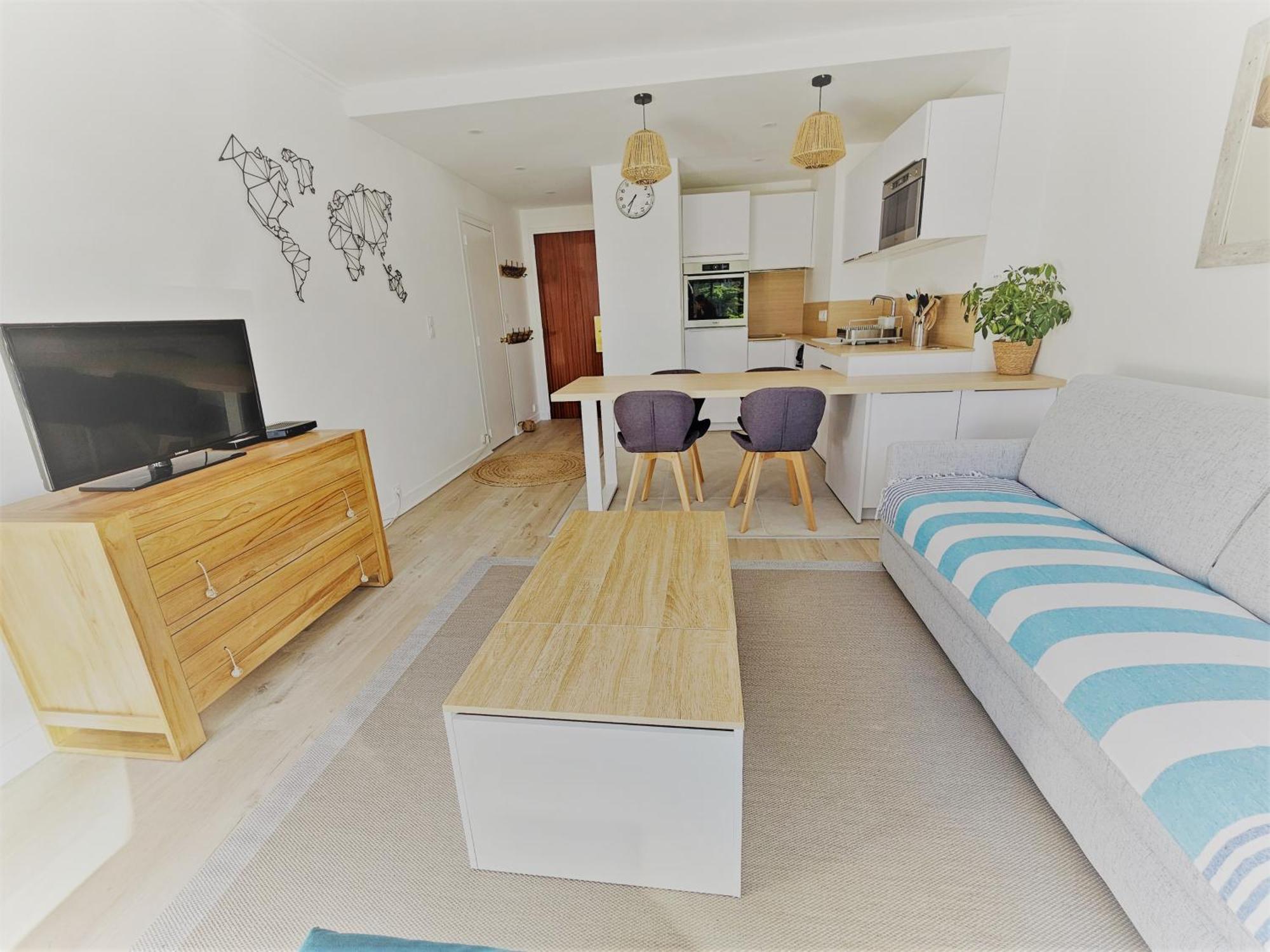 Le Capitole - Studio Plage Benoit Dans Residence Face Mer La Baule-Escoublac Екстер'єр фото