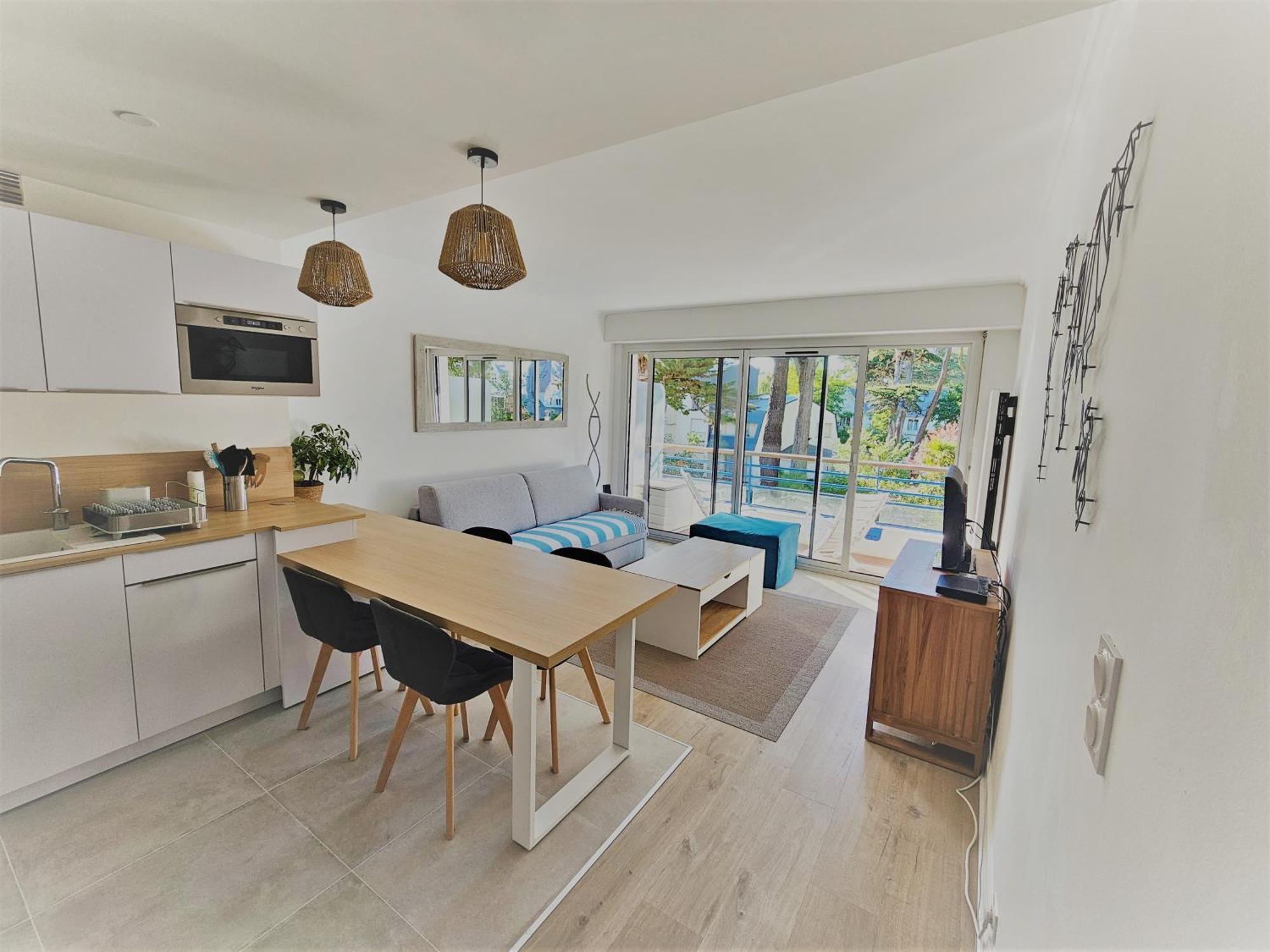Le Capitole - Studio Plage Benoit Dans Residence Face Mer La Baule-Escoublac Екстер'єр фото